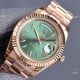 Swiss Quality Rolex Daydate II Citizen 8215 Watch Rose Gold Olive Green Dial 41mm (7)_th.jpg